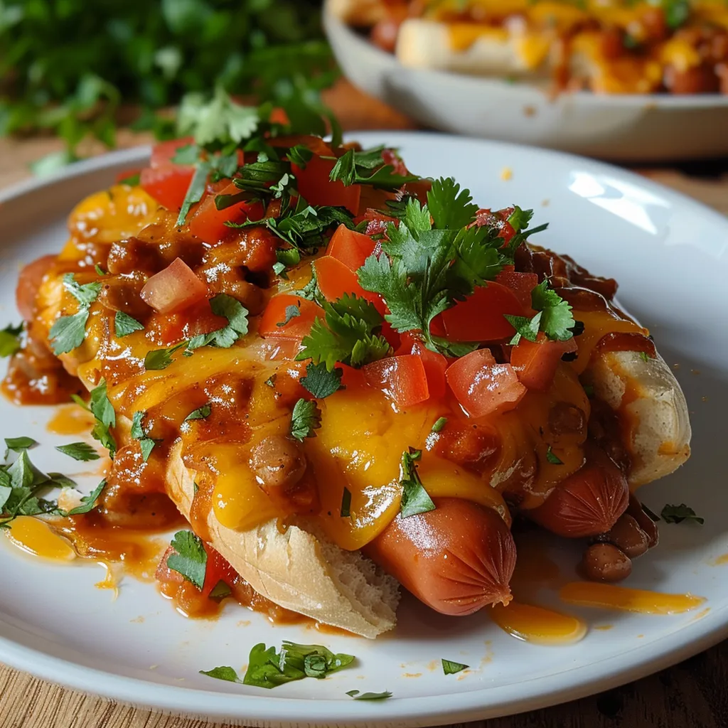 Fully Loaded Classic Chili Cheese Dog Casserole