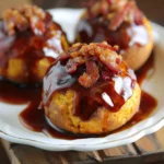 Maple Glazed Bacon Bbq Cornbread Bombs