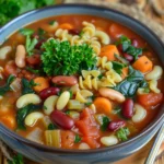 Easy Minestrone Soup Packed With Veggies Recipe