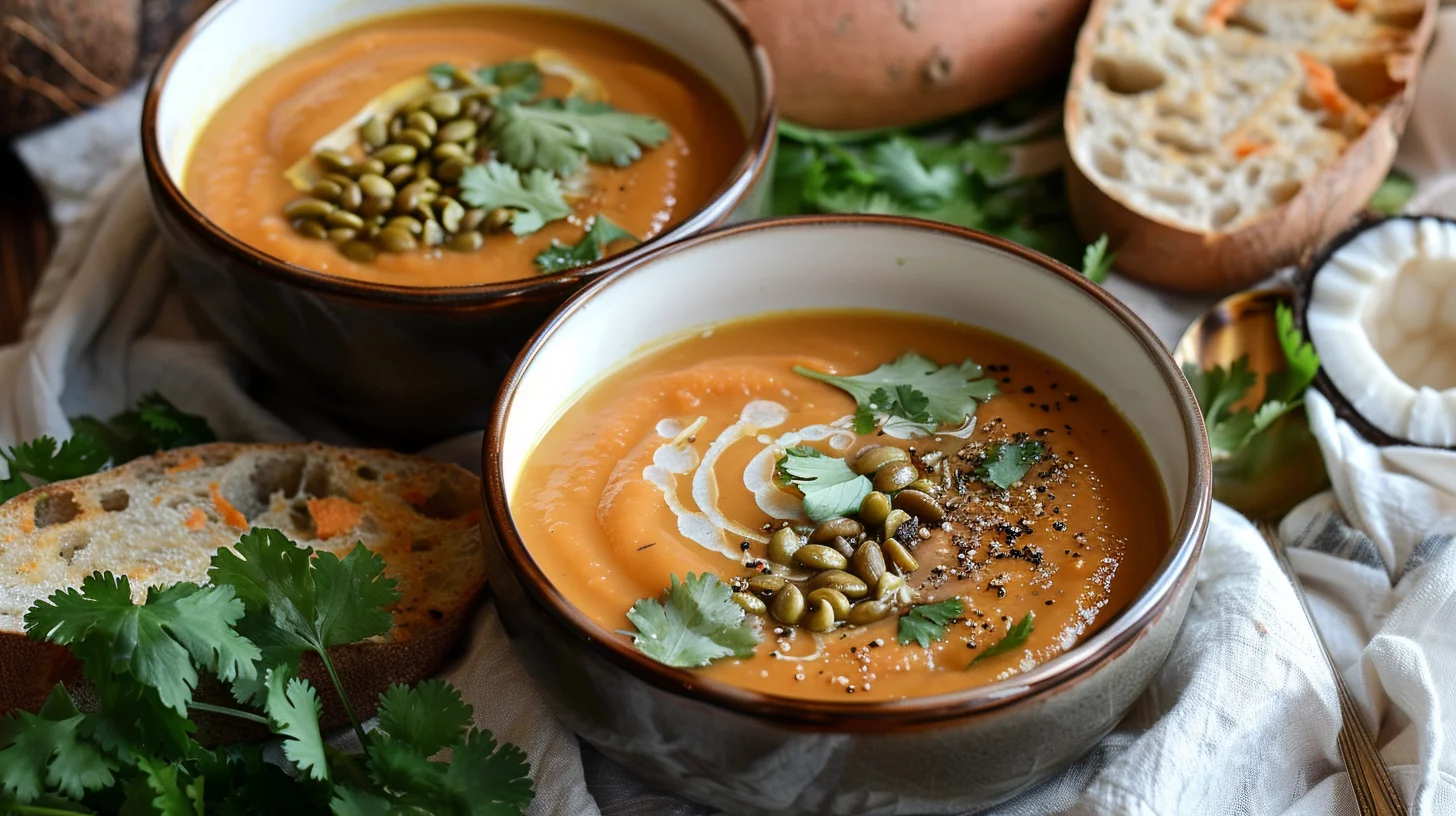 Sweet Potato Soup Bowls