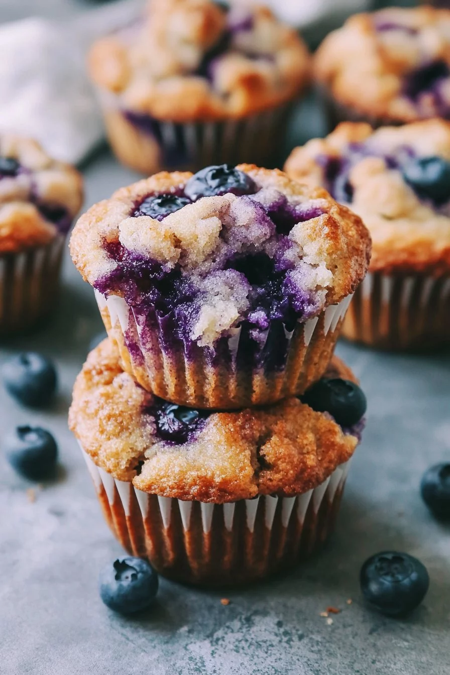 Blueberry Monkey Bread Muffins