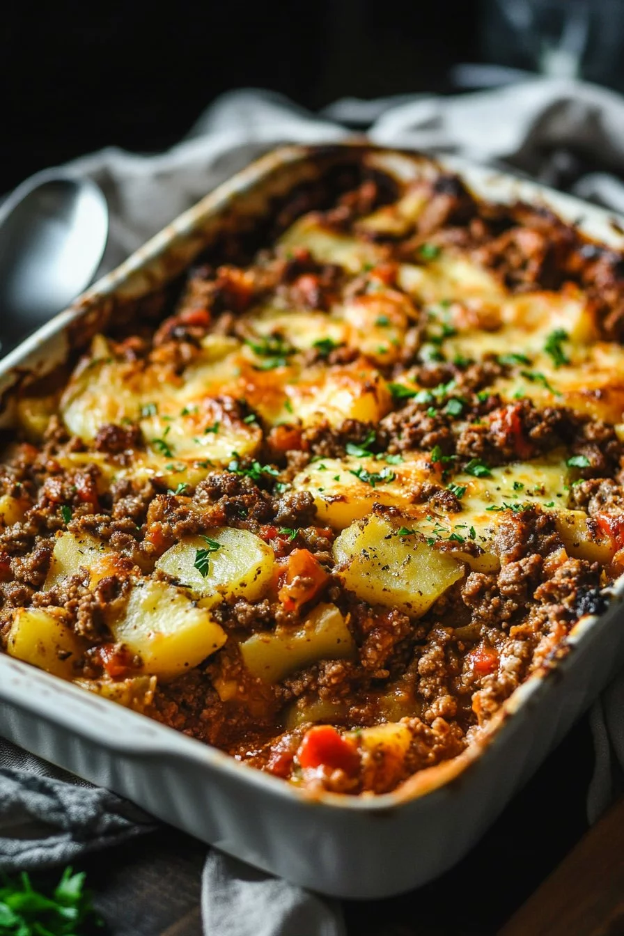 Hobo Casserole with Ground Beef & Potatoes – Quick & Delicious!