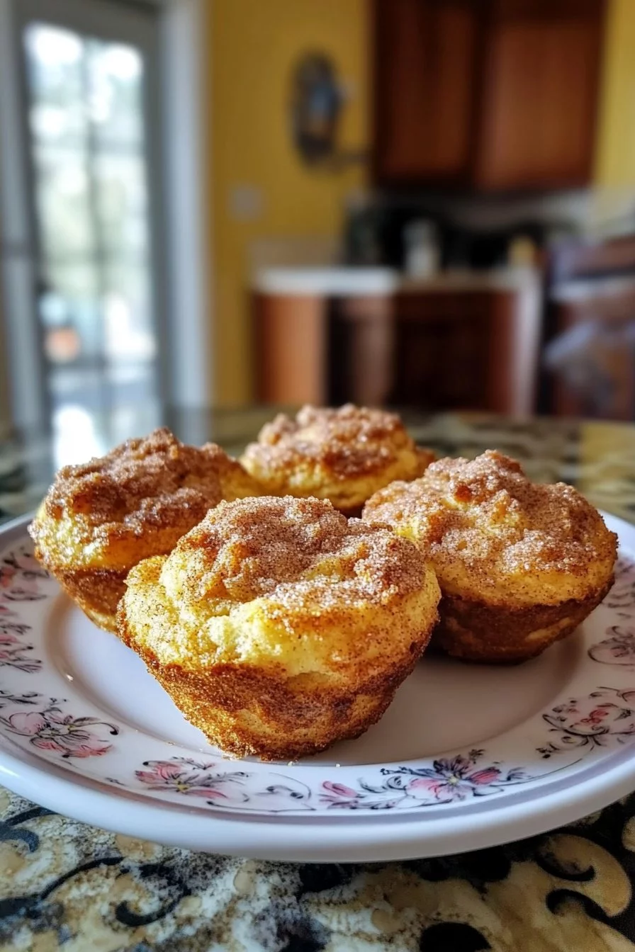 Cinnamon Sugar French Toast Muffins