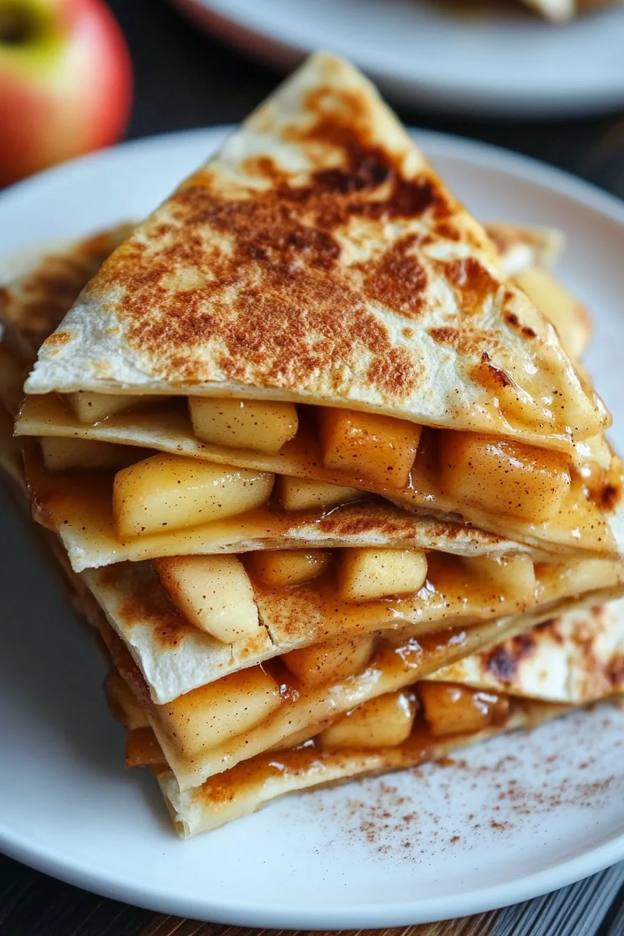 Apple Cinnamon Breakfast Quesadillas Recipe