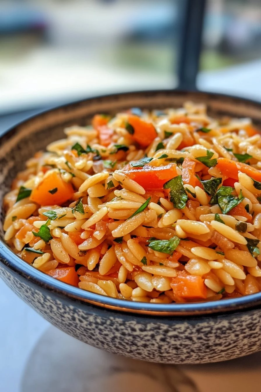 Veggie Orzo