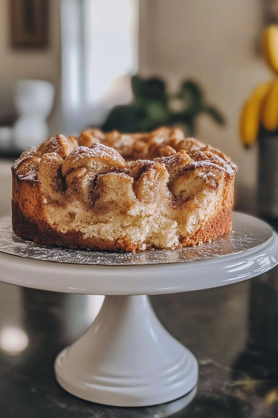 Cinnamon Roll Banana Bread