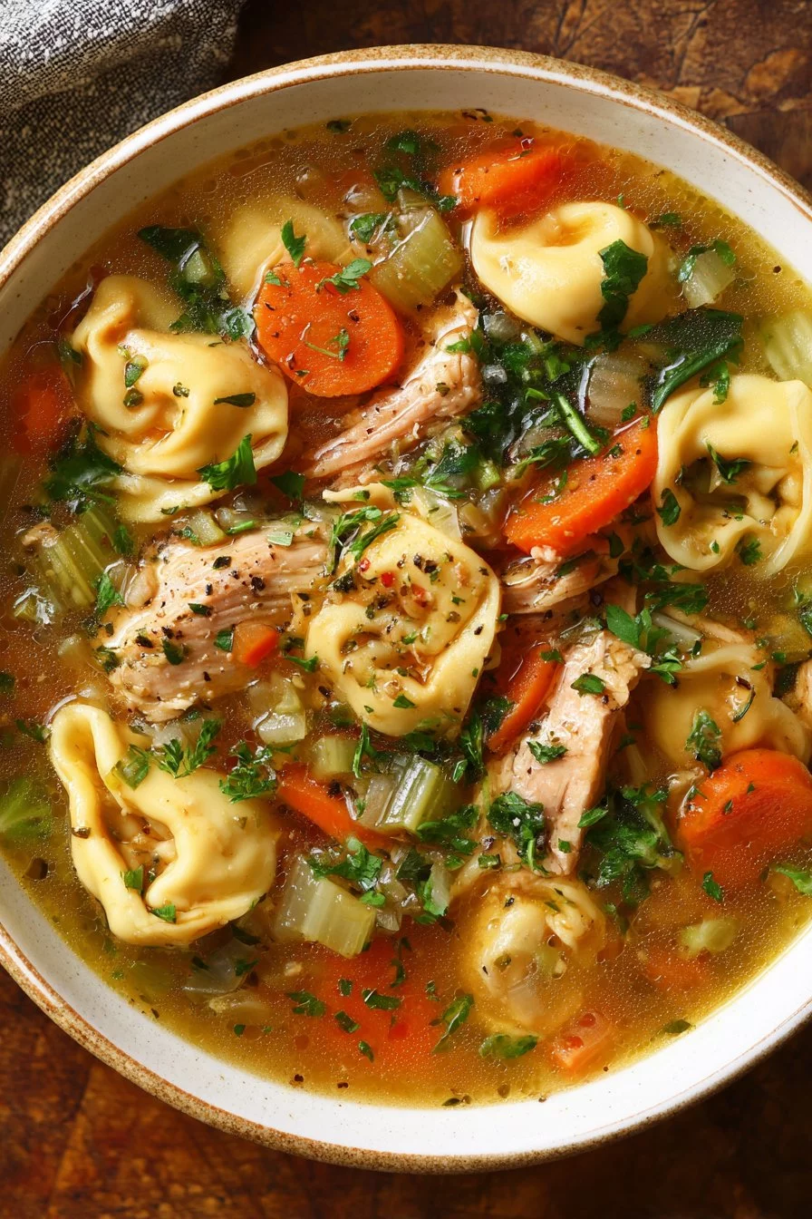 Chicken Tortellini Soup Recipe