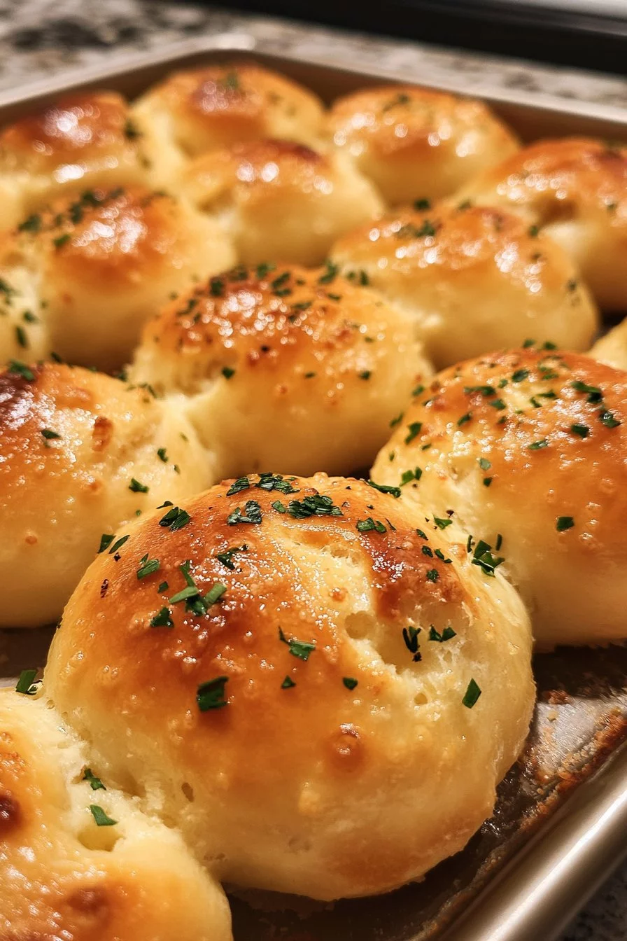 Buttery cheese garlic rolls, everyone will love them!