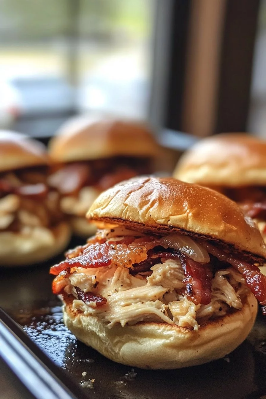 Chicken Bacon Ranch Sliders