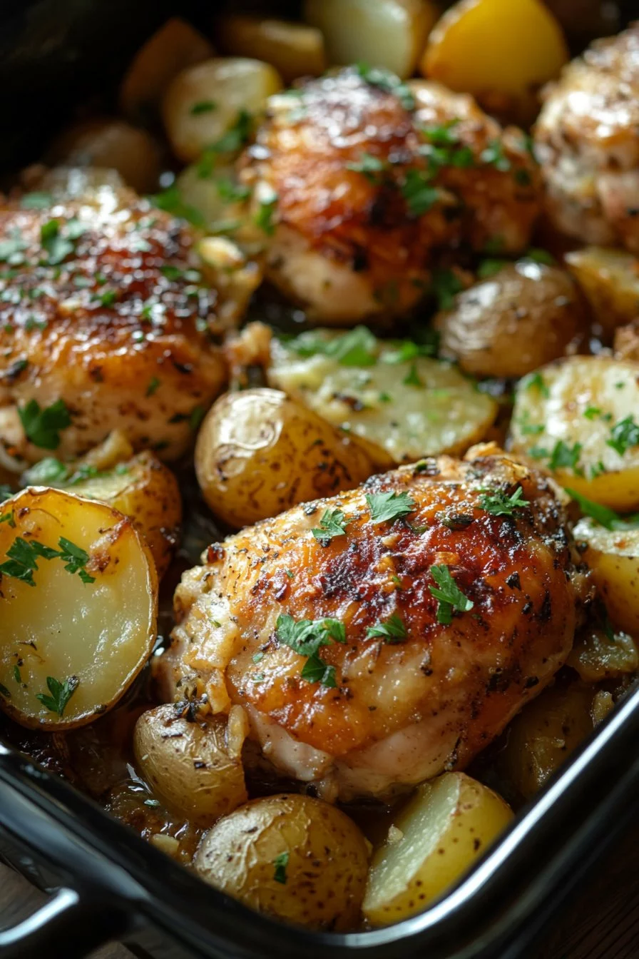 Garlic Parmesan Crockpot Chicken and Potatoes: An Incredible Ultimate Recipe