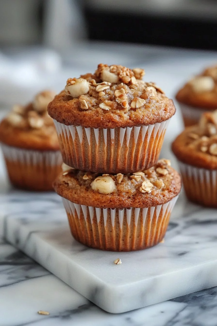 Banana Oatmeal Muffins