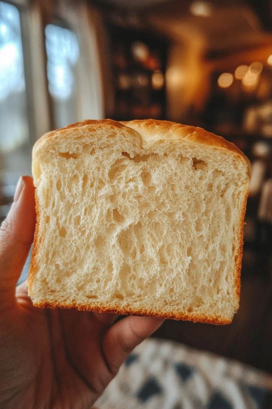 Fluffy Sourdough Sandwich Bread