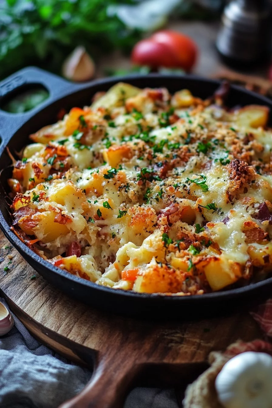Frika (Potato and Cheese Hash)