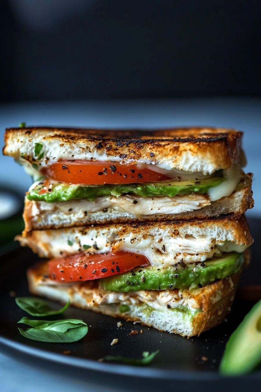 Chicken Avocado Melt Sandwich