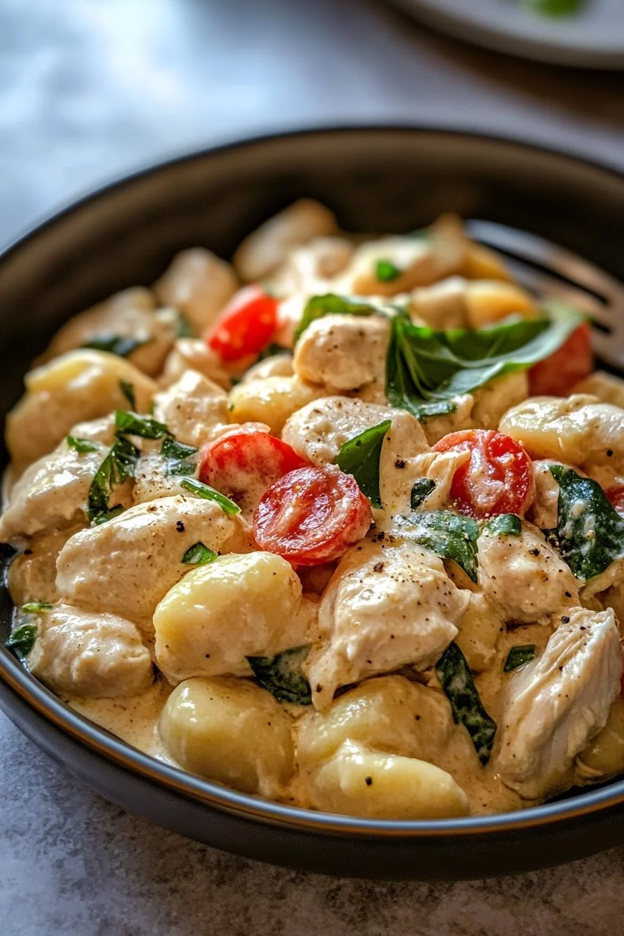 Creamy Crack Chicken Gnocchi