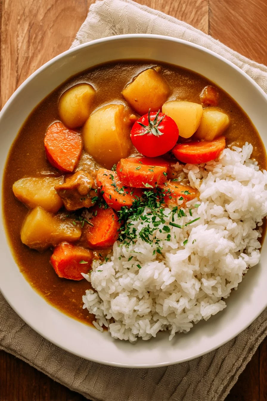 Japanese Curry on Rice