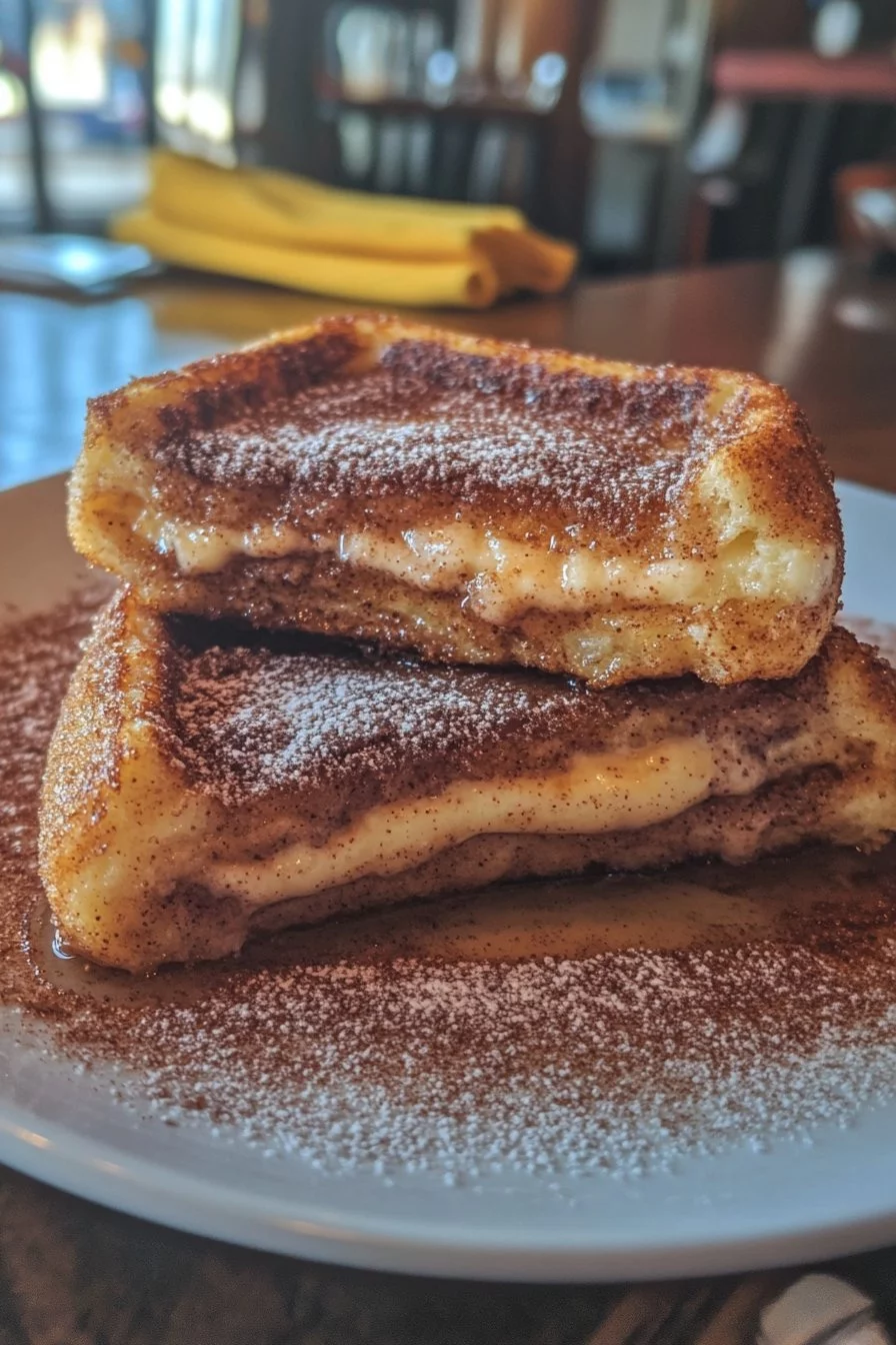 Churro Stuffed French Toast with Cinnamon Sugar
