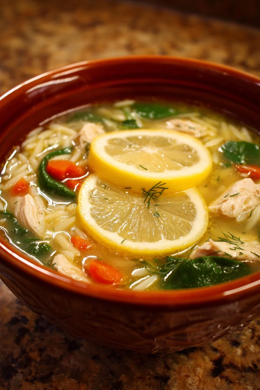 Greek Lemon Chicken Soup