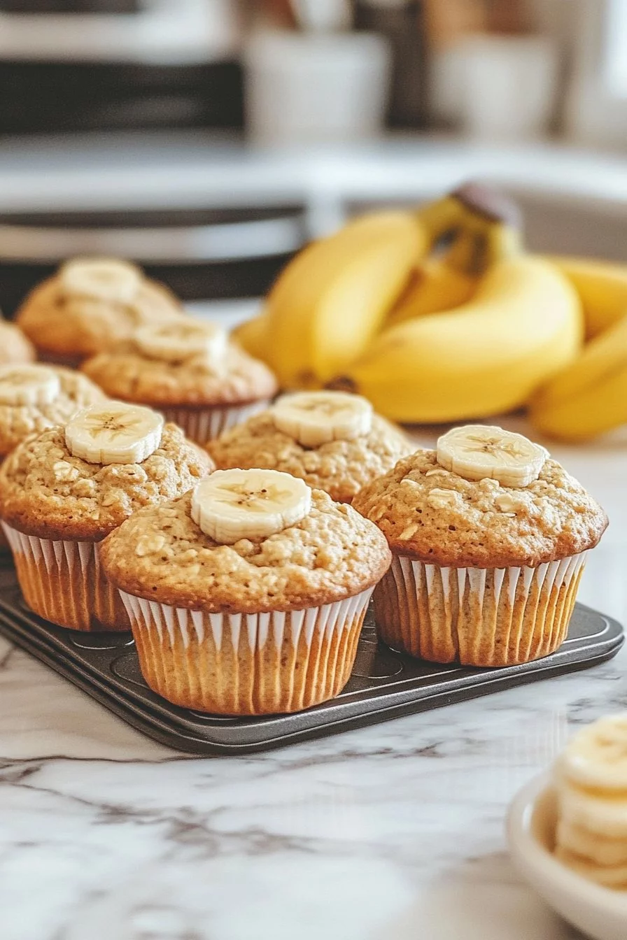 Banana Oatmeal Muffins