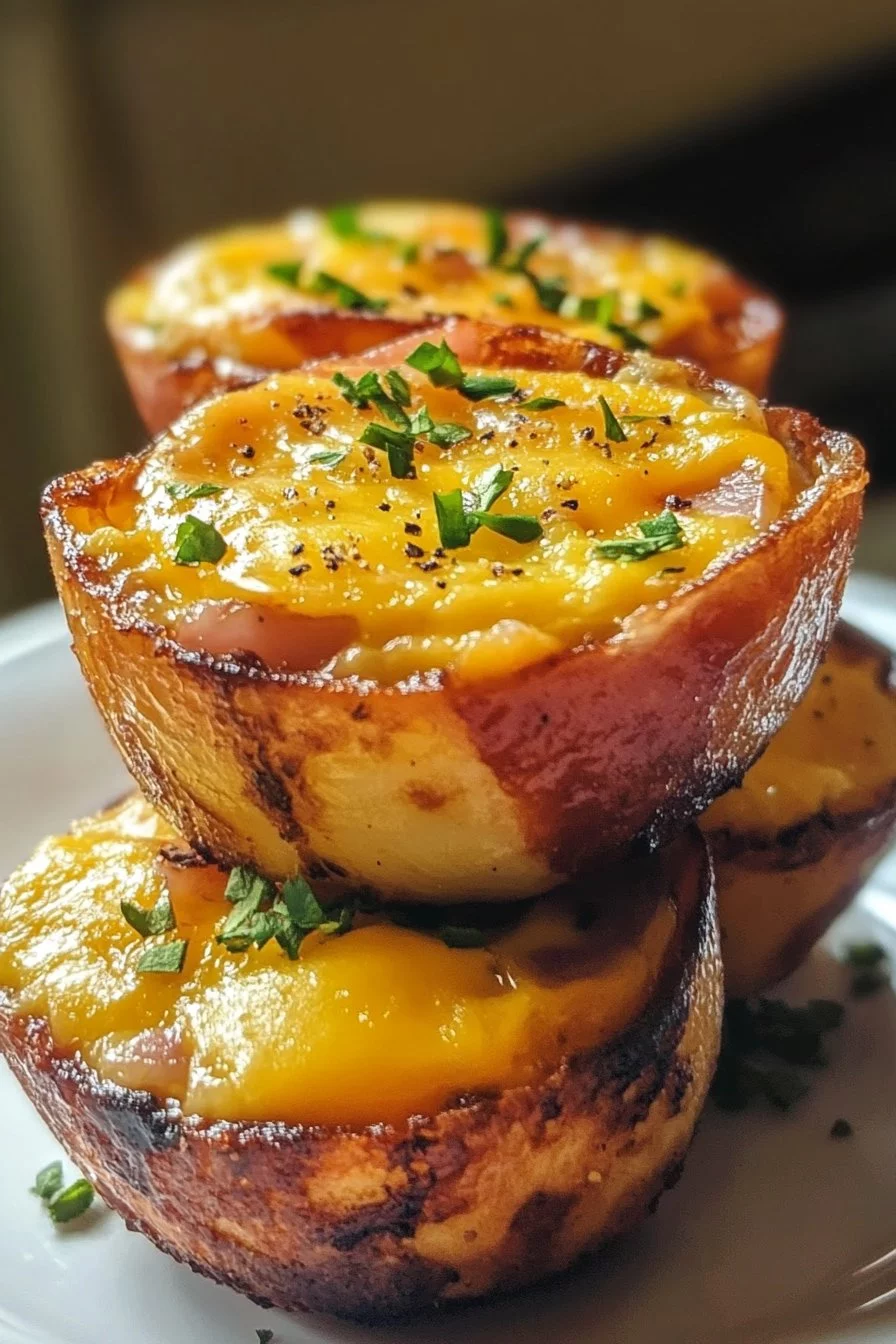 Ham and Cheese Egg Cups