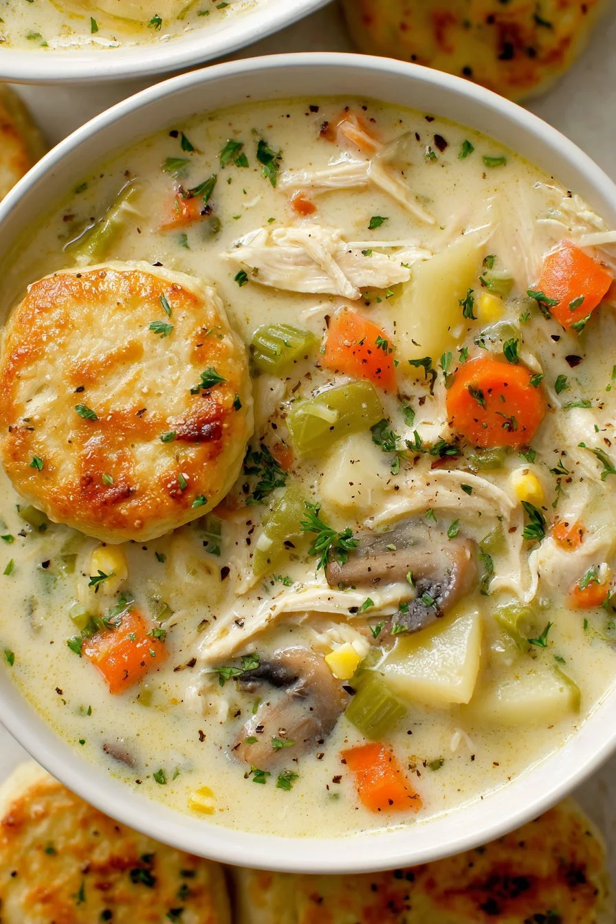 Chicken Pot Pie Soup Recipe