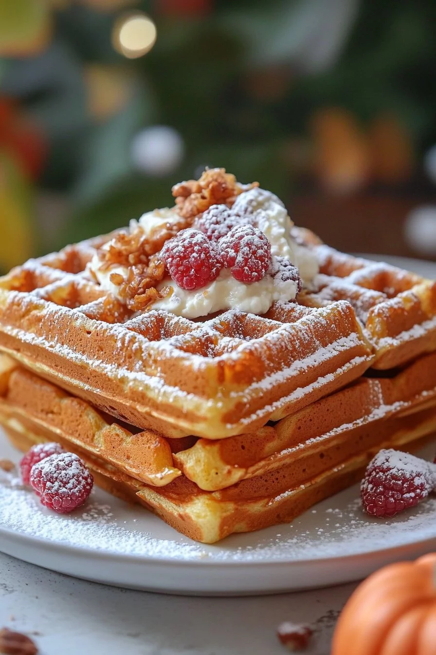 Keto Pumpkin Waffles