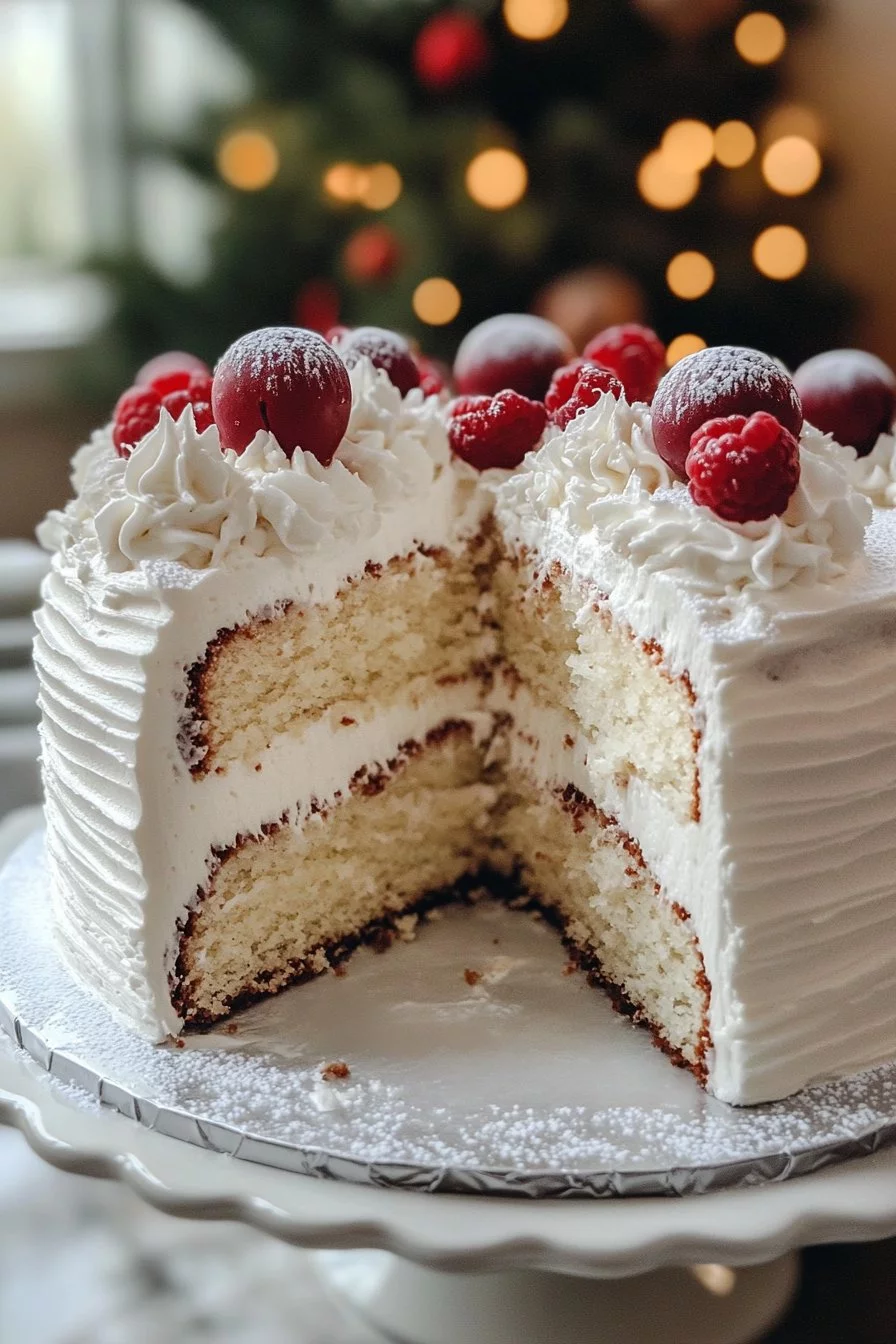 White Forest Celebration Cake