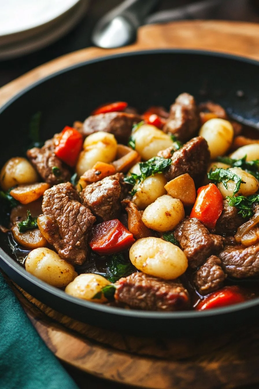 Beef and Gnocchi