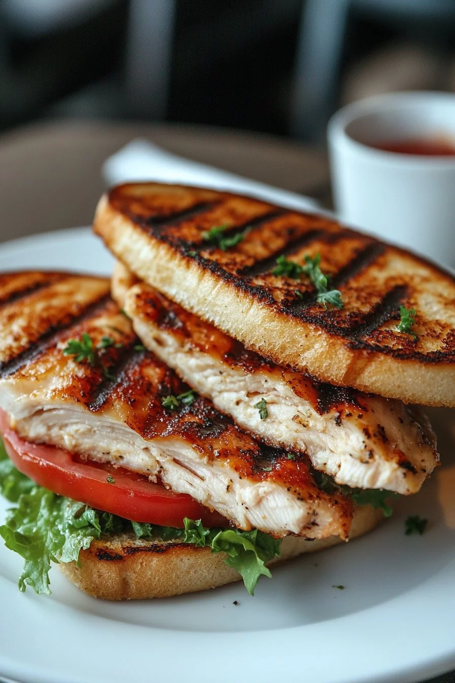 Grilled Chicken Sourdough Sandwich