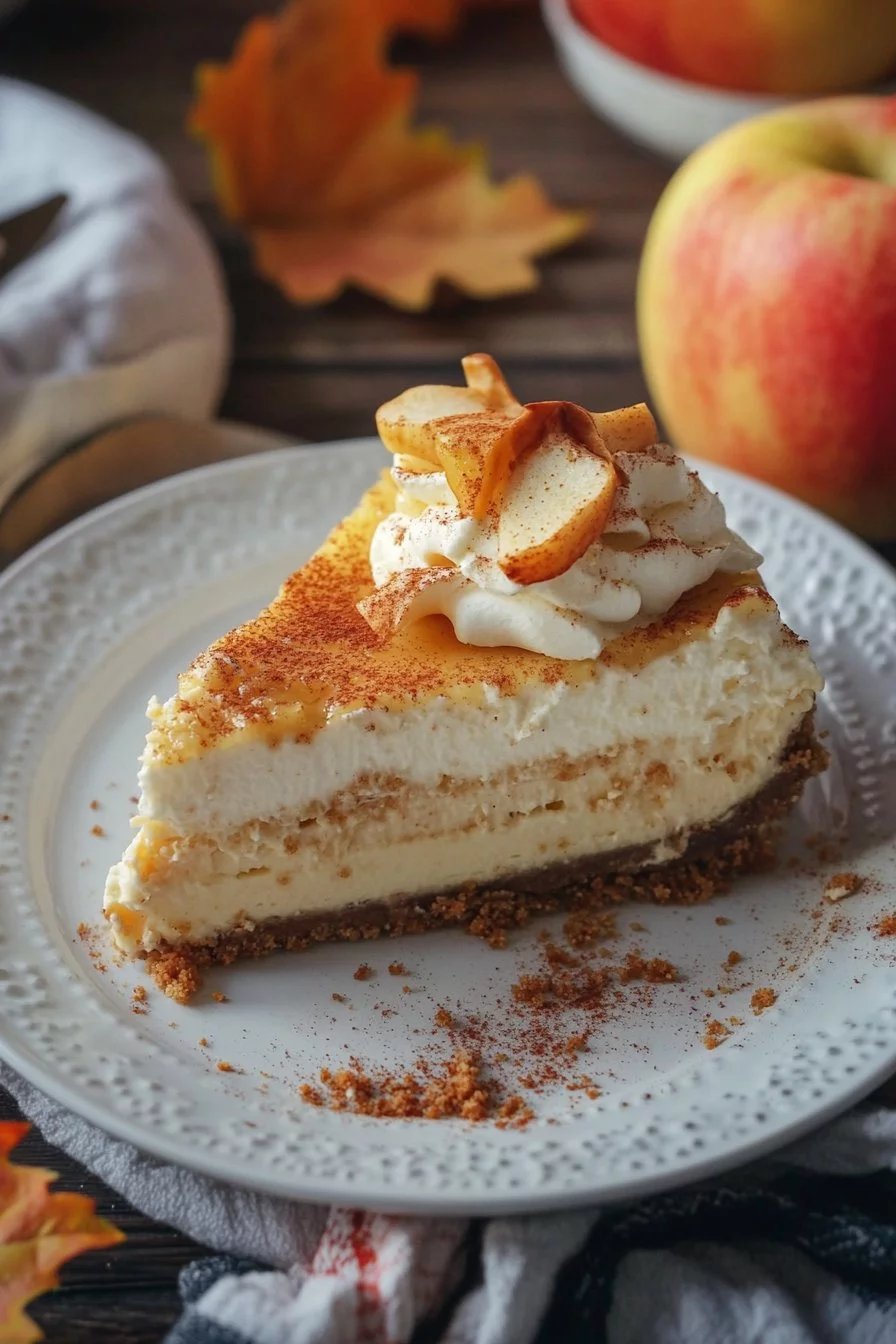 Autumn Apple Cider Cheesecake