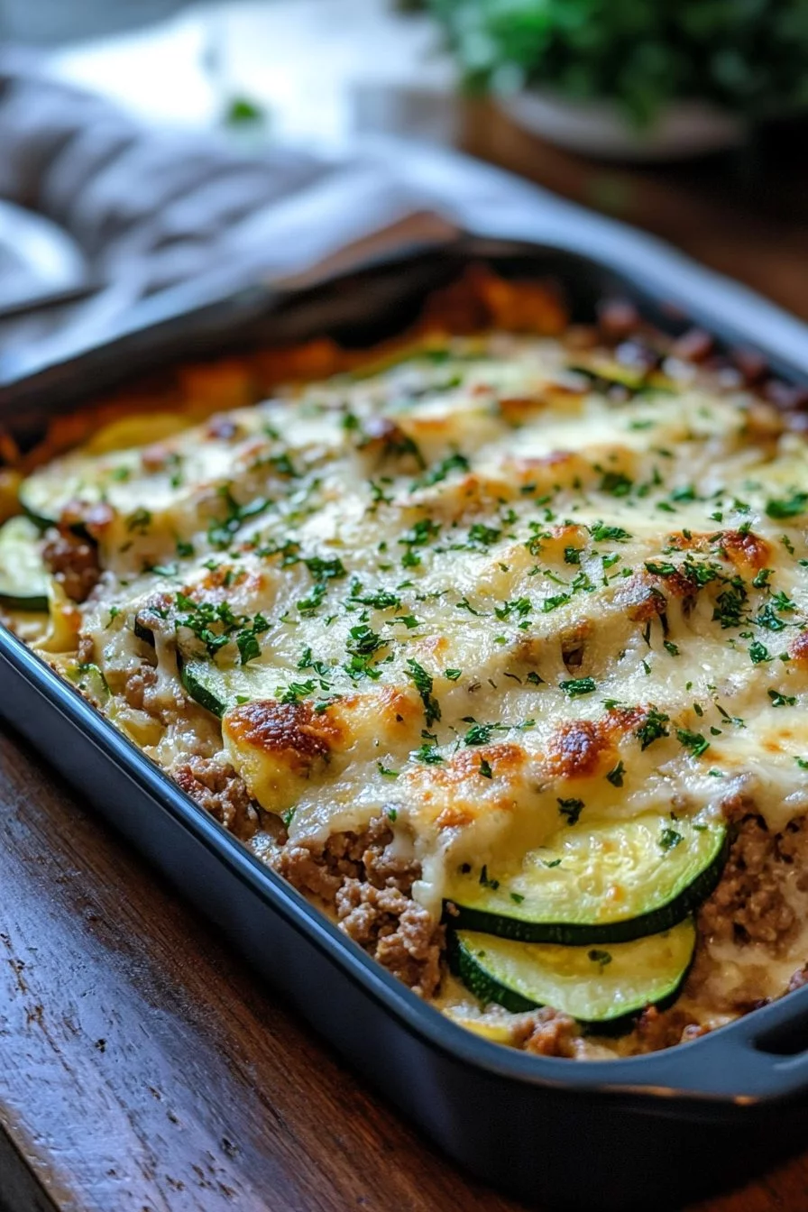Ground Turkey Zucchini Casserole – Healthy Comfort Food Recipe