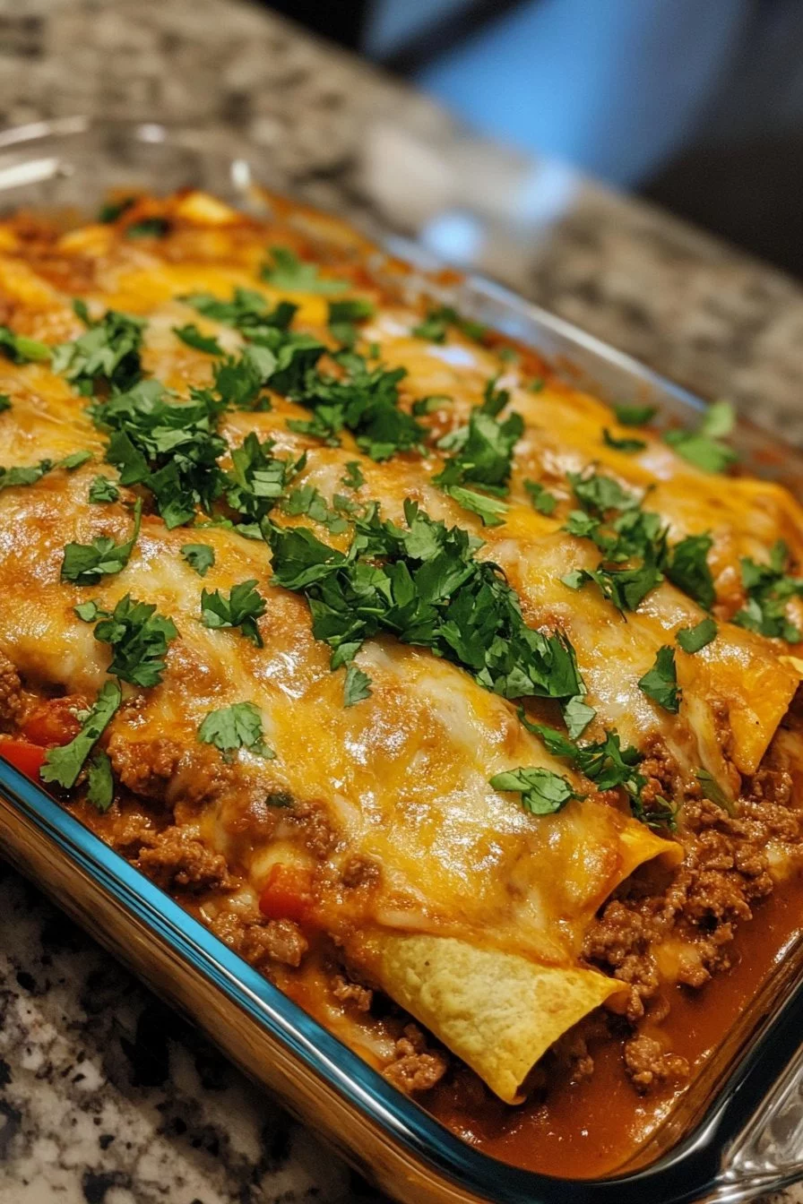 Meaty Enchiladas