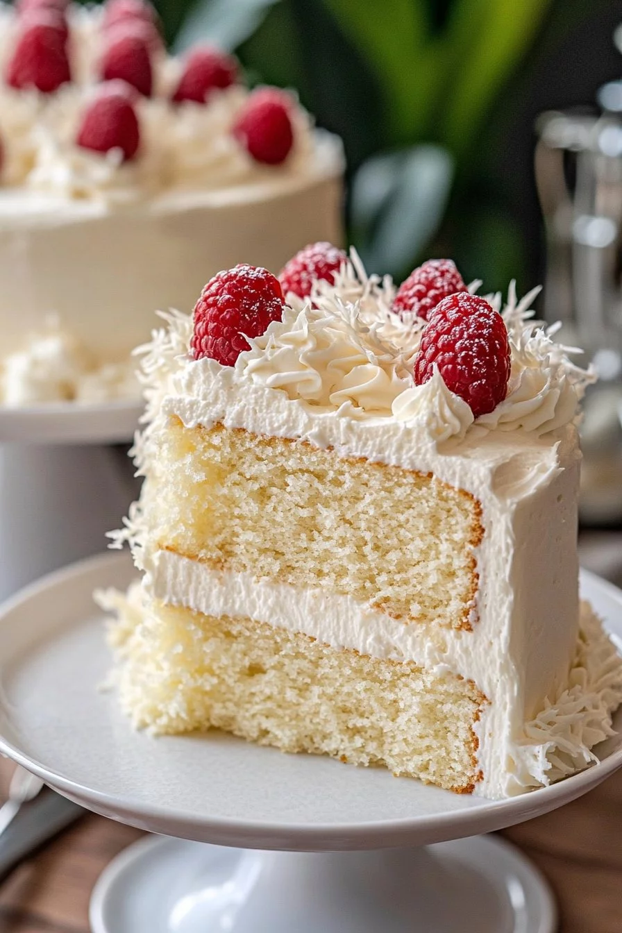 White Forest Cake